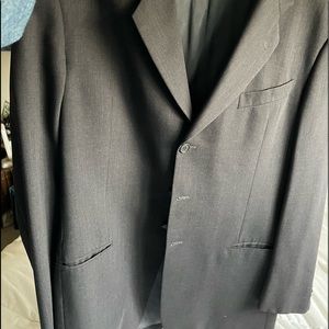 Georgio Armani Mens XXL Grey Wool suit jacket. Vintage 1990’s Le Collezioni
